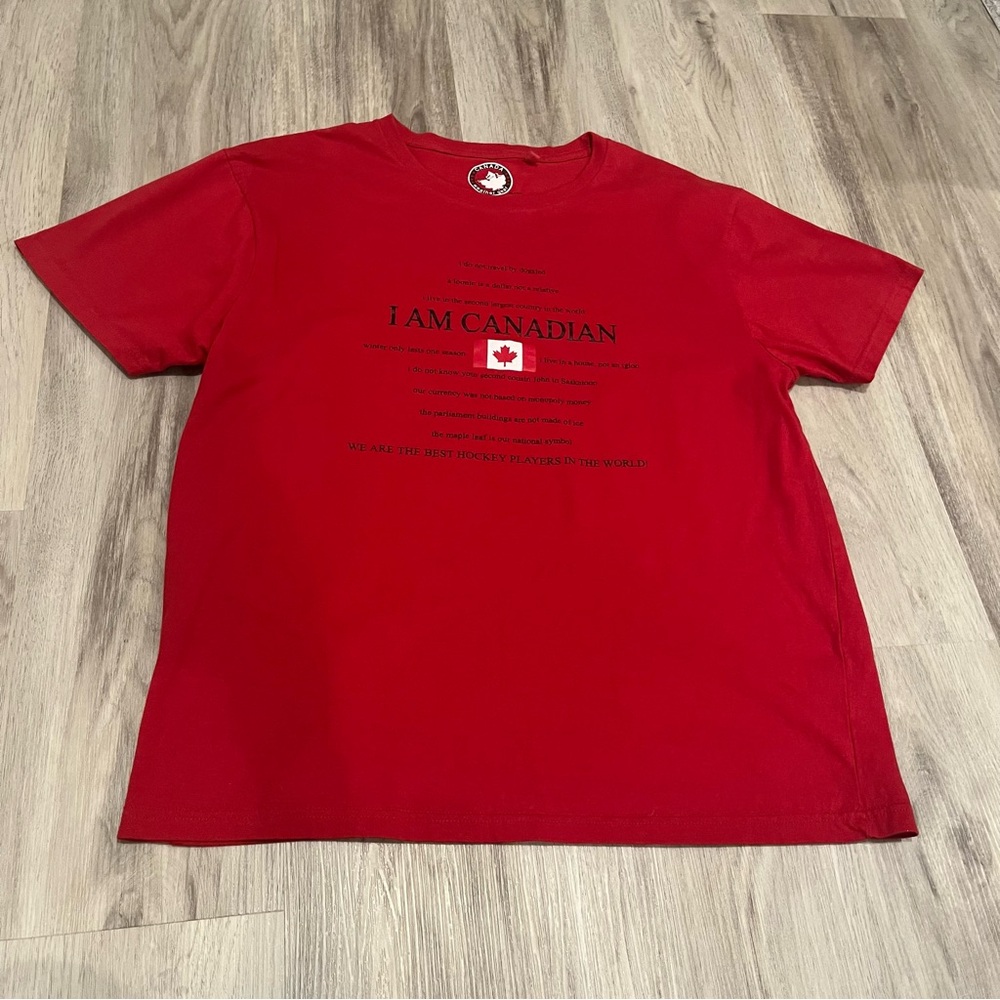Heritage Sportswear Canada Weather Gear Red T-Shirt